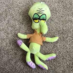 RHTF Retired Sponge Bobs SQUIDWARD 14.5" Suction Cup Car Window Hanger Plush #J